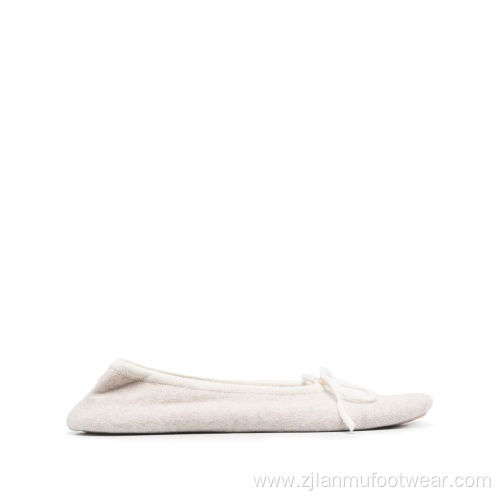 100% Wool cashmere cotton yarn slippers